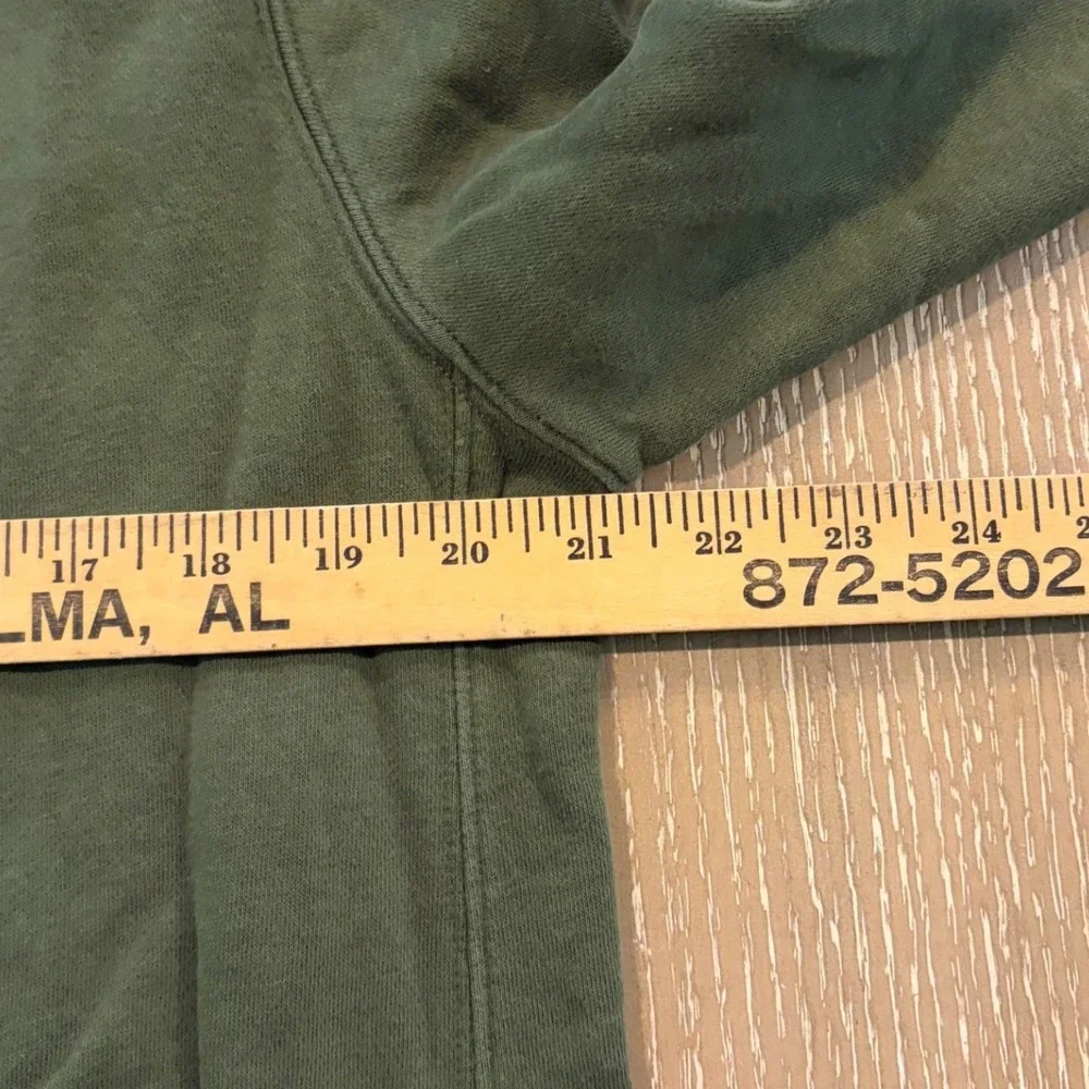 Nike‎ Hoodie Mens Medium Green Multicolor Spellout Pullover Sweatshirt